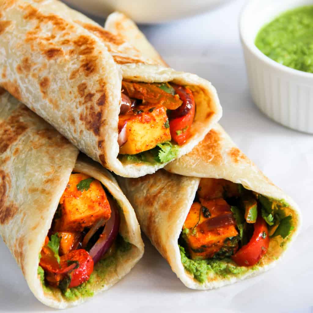 Paneer Tikka Roll